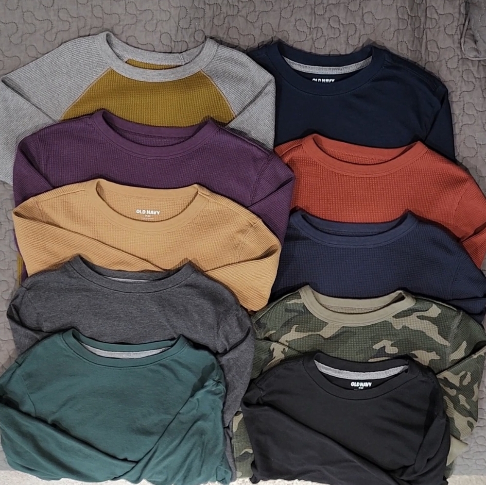 Old Navy Long Sleeve Tees in Multiple Colors 11 Shirts Total!